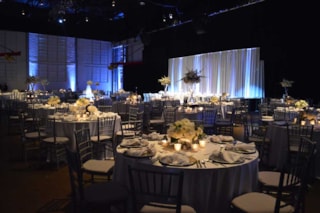 Crane Bay Event Center, Indianapolis, Indiana Reception set up at the Crane Bay Event Center, Indianapolis, Indiana