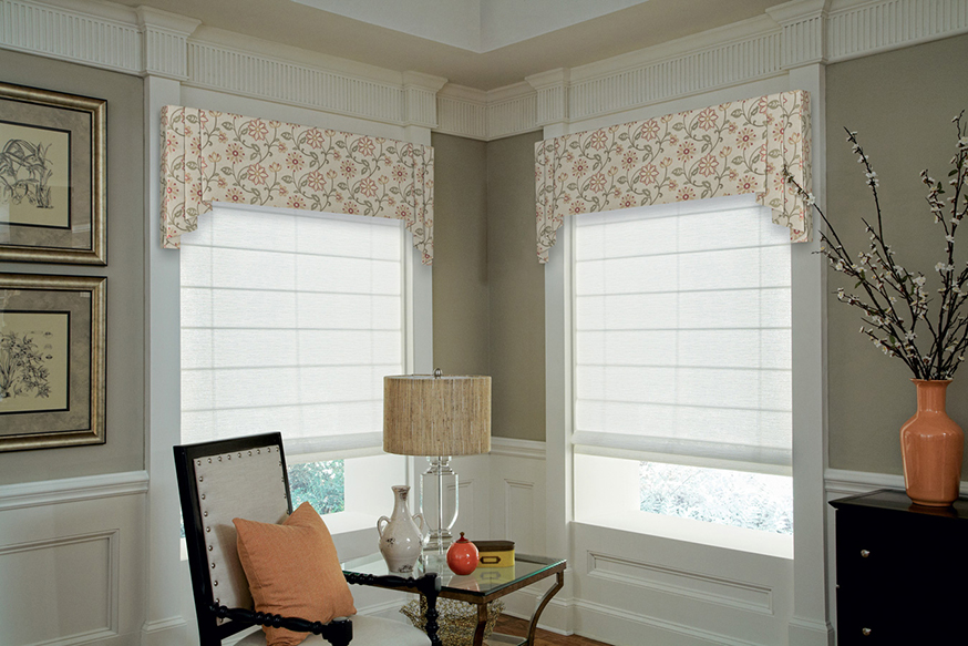 Roller & Roman Shades Custom Window Treatments Lafayette Interior