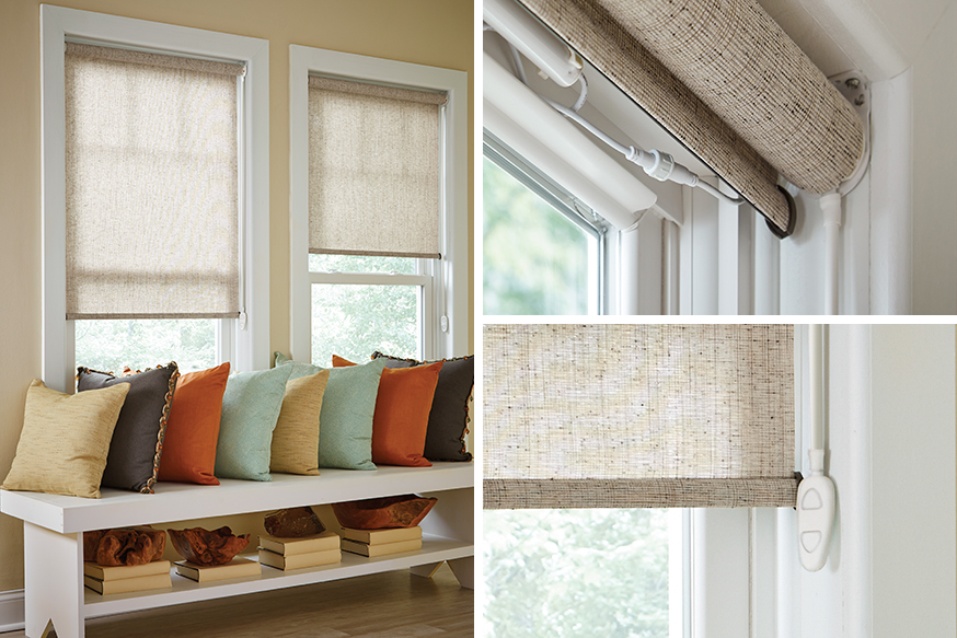 Roller & Roman Shades Custom Window Treatments Lafayette Interior