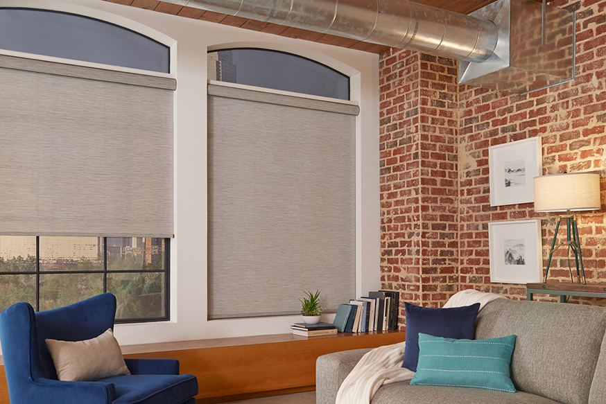 Roller & Roman Shades Custom Window Treatments Lafayette Interior