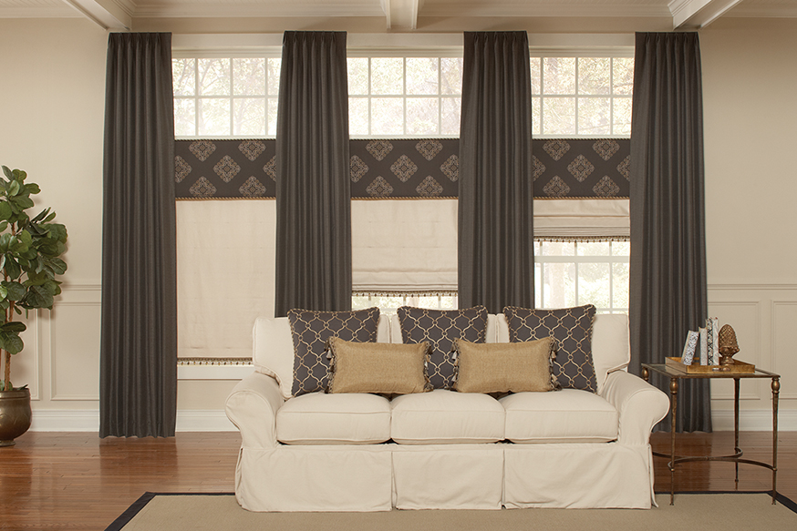 Transitional Window Treatments Lafayette Interior Fashions