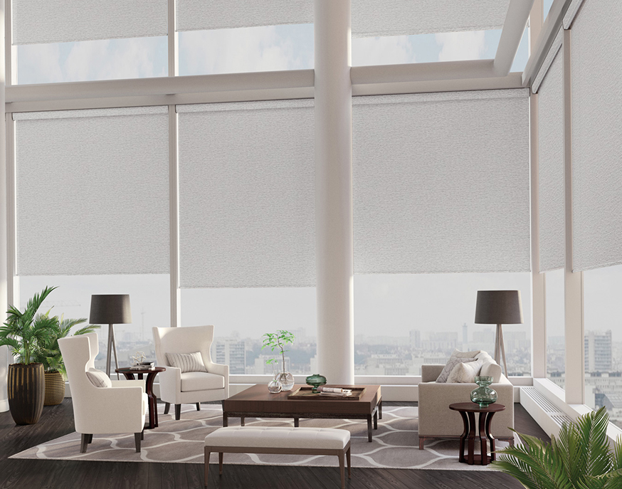 Roller & Roman Shades Custom Window Treatments Lafayette Interior