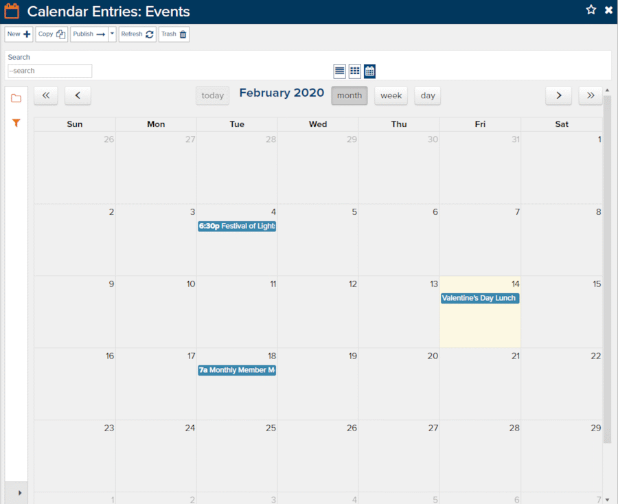 Working with Calendars