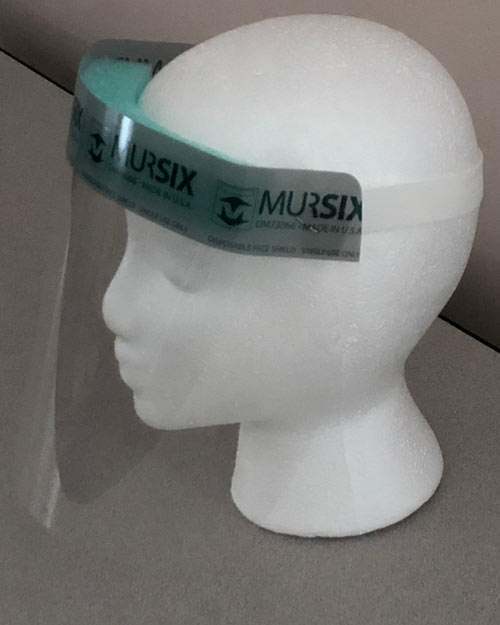 Disposable Face Shields Coronavirus COVID19 Medical PPE Mursix