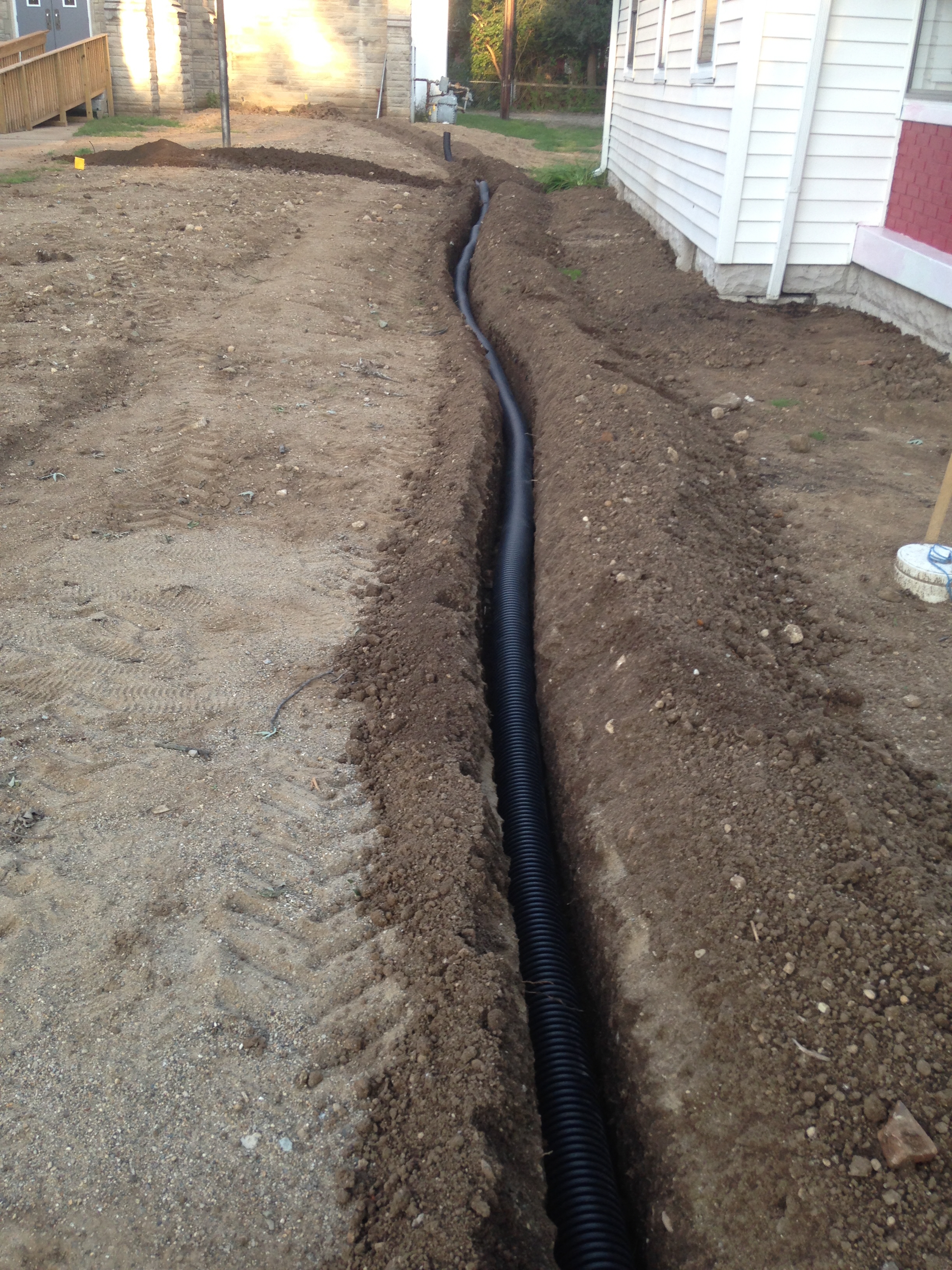 French Drain Installation | Irrigation Services | Peters Group ...