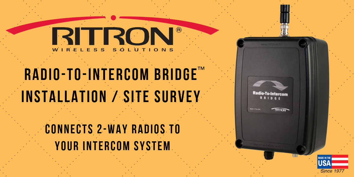 Radio-To-Intercom Bridge™ Installation and Site Survey RIB_Installl_Site_Survey_1200x600