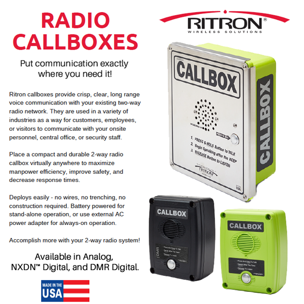 What Work Can a Ritron Callbox Do on a Construction Site | Ritron Radio