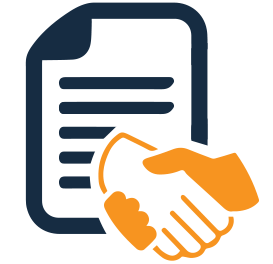 contract service offerings icon hire